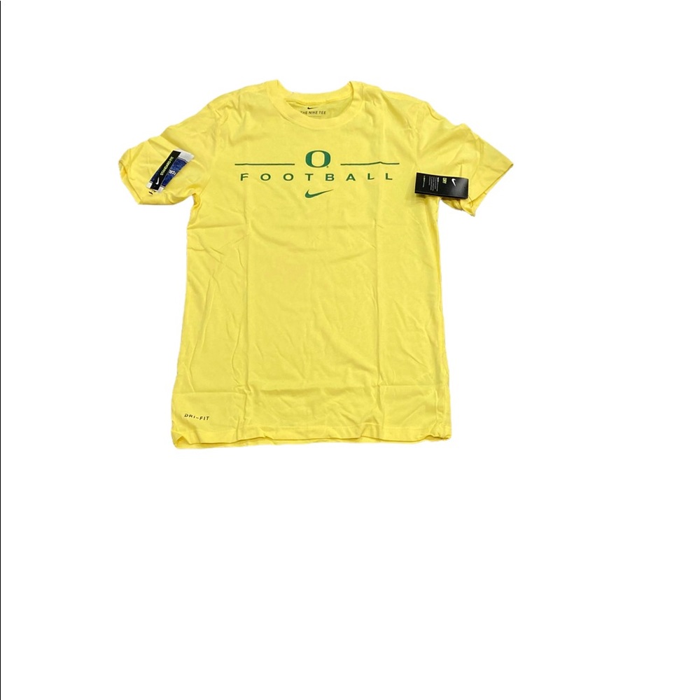 Oregon Ducks Football Nike Men’s Word Dri Fit Cotton Shirt Small